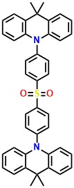 DMAC-DPS 10,10'-(Sulfonylbis(4,1-phenylene))bis(9,9-dimethyl-9,10-dihydroacridine)