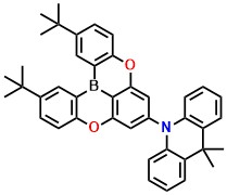 TDBA-Ac 10-(2,12-Di-tert-butyl-5,9-dioxa-13b-boranaphtho[3,2,1-de]anthracen-7-yl)-9,9-dimethyl-9,10-dihydroacridine