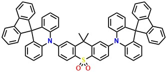 SPAC-DMT 9,9-dimethyl-2,7-di(10H-spiro[acridine-9,9'-fluoren]-10-yl)-9H-thioxanthene 10,10-dioxide