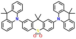 DMTDAc 2,7-Bis(9,9-dimethylacridin-10(9H)-yl)-9,9-dimethyl-9H-thioxanthene-10,10-dioxide