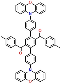 PxPmBPX (4,4''-Di(10H-phenoxazin-10-yl)-[1,1':4',1''-terphenyl]-2',5'-diyl)bis(p-tolylmethanone)
