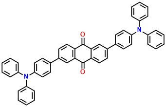 DPA-Ph-AQ 2,6-Bis(4-(diphenylamino)phenyl)anthracene-9,10-dione