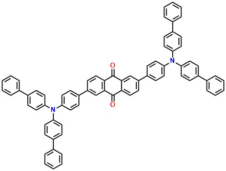 BBPA-Ph-AQ 2,6-Bis{4-[bis(biphenyl-4-yl)amino]phenyl}anthraquinone