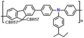 TFB Poly[(9,9-dioctylfluorenyl-2,7-diyl)-co-(4,4'-(N-(4-sec-butylphenyl)diphenylamine)]