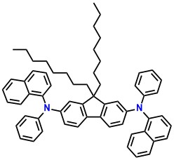 DOFL-NPB N2,N7-di(naphthalen-1-yl)-9,9-dioctyl-N2,N7-diphenyl-9H-fluorene-2,7-diamine