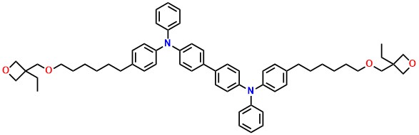 OTPD N4,N4'-bis(4-(6-((3-ethyloxetan-3-yl)methoxy)-hexyl)phenyl)-N4,N4'-diphenylbiphenyl-4,4'-diamine