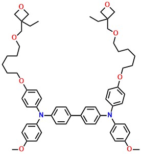 QUPD N4,N4'-bis(4-(6-((3-ethyloxetan-3-yl)methoxy)-hexyl)phenyl)-N4,N4'-bis(4-methoxyphenyl)biphenyl-4,4'