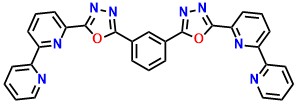 Bpy-OXD 1,3-bis(5-([2,2'-bipyridin]-6-yl)-1,3,4-oxadiazol-2-yl)benzene