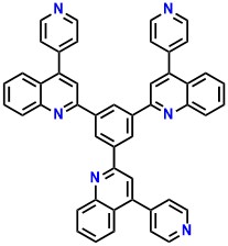 TPyQB 1,3,5-tris(4-(pyridin-4-yl)quinolin-2-yl) benzene