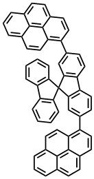 Spiro-Pye 2,7-dipyrenyl-9,9-spirobifluorene