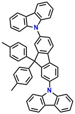 DPFL-CBP 2,7-bis(carbazol-9-yl)-9,9-ditolylfluorene
