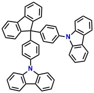 FL-2CBP 9,9-bis[4-(carbazol-9-yl)-phenyl]fluorene