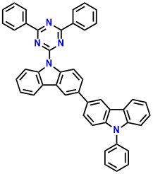 CzT 9-(4,6-diphenyl-1,3,5-triazin-2-yl)-9'-phenyl-9H,9'H-3,3'-bicarbazole