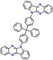 FINQ Di(4-(6H-indolo[3,2-b]quinoxalin-6-yl)phenyl) diphenylmethane