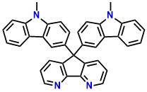 MCAF 9,9-di(9-methyl-carbazol-3-yl)-4,5-Diazafluoren