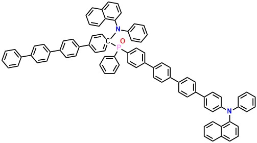 NP4PPO 4''',4''''-(Phenylphosphoryl)bis(N-1-naphthyl-N- phenyl-1,1':4',1'':4'',1'''-quaterphenyl-4-amine)