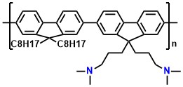 PFN-DOF Poly[(9,9-bis(3¢-(N,N-dimethylamino)propyl)-2,7-fluorene)-alt-2,7-(9,9-dioctylfluorene)]