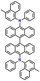BA-MNP N10,N10'-bis(4-methylnaphthalen-1-yl)-N10,N10'-diphenyl-9,9'-bianthracene-10,10'-diamine