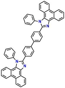 PPIP 4,4'-bis(1-phenyl-1H-phenanthro[9,10-d]imidazol-2-yl)biphenyl