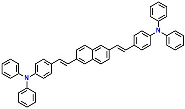 N-BDAVBi N-(4-((E)-2-(6-((E)-4-(diphenylamino)styryl)naphthalen-2-yl)vinyl)phenyl)-N-phenylbenzenamine