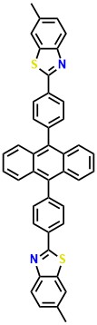 DBzA 6-methyl-2-(4-(9-(4-(6-methylbenzo[d]thiazol-2-yl)phenyl)anthracen-10-yl)phenyl)benzo[d]thiazole