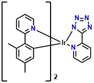 FIrN4 Bis(2,4-difluorophenylpyridinato)(5-(pyridin-2-yl)-1H-tetrazolate) iridium(III)
