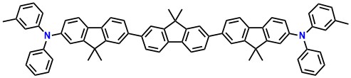 MDP3FL 2,7-bis{2-[phenyl(m-tolyl)amino]-9,9-dimethyl-fluorene-7-yl}-9,9-dimethyl-fluorene
