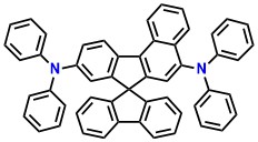 TPA-SBFF N5,N5,N9,N9-tetraphenylspiro[benzo[c]fluorene-7,9'-fluorene]-5,9-diamine