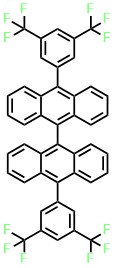 Ban-(3,5)-CF3 10,10'-Bis(3,5-bis(trifluoromethyl)phenyl)-9,9'-bianthracene