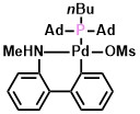 (cataCXium Pd G4) Methanesulfonato[(di(1-adamantyl)-n-butylphos-phine)](2'-methylamino-1,1'-biphenyl-2-yl)palladium(II)