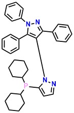 5-(Dicyclohexylphosphino)-1',3',5'-triphenyl-(1,4')-bi-1H-pyrazole