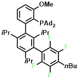 (AlPhos) 6-Methoxy-2-{2,4,6-tri-i-propyl-3-[(2,3,5,6-tetrafluoro-4-butyl)phenyl]phenyl}diadamantyl phosphine