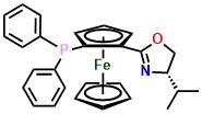 (S)-1-(Diphenylphosphino)-2-[(S)-4-isopropyloxazolin-2-yl]ferrocene