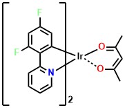 (Ir(f-ppy)₂(acac)) Bis(4,6-difluoro-2-(2-pyridyl)phenyl-C2,N)(acetylacetonato)iridium(III)
