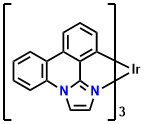 Tris[imidazo[1,2-f]phenanthridine-C2,N]iridium(III)
