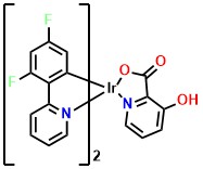 Bis(4,6-difluoro-2-(2-pyridyl)phenyl-C2,N)(3-hydroxy-2-carboxypyridyl)iridium(III)
