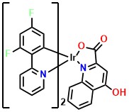 Bis(4,6-difluoro-2-(2-pyridyl)phenyl-C2,N)(2-carboxy-4-hydroxyquinoline)iridium(III)