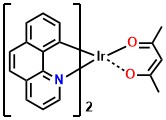 Ir(bzq)₂(acac) Bis(2-benzo[h]quinoline-C2,N)(acetylacetonato)iridium(III)