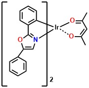 Ir(dpo)₂(acac) Bis(2,5-diphenyloxazole-C2,N)(acetylacetonato)iridium(III)