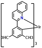 Ir(dmpq)₃ Tris(2-(3,5-dimethylphenyl)quinoline-C2,N)iridium(III)