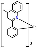 Ir(mphq)₃ Tris(4-methyl-2-phenylquinoline-C2,N)iridium(III)