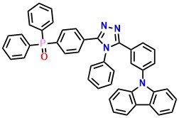 9-(3-(5-(4-(Diphenylphosphoryl)phenyl)-4-phenyl-4H-1,2,4-triazol-3-yl)phenyl)-9H-carbazole