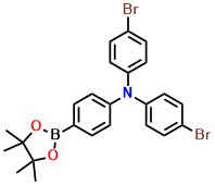 4-Bromo-N-(4-bromophenyl)-N-(4-(4,4,5,5-tetramethyl-1,3,2-dioxaborolan-2-yl)phenyl)aniline