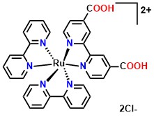 Bis(2,2'-bipyridyl)(4,4'-dicarboxyl-2,2'-bipyridyl)ruthenium(II) dichloride