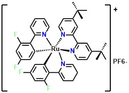 Bis(4,6-difluoro-2-(2-pyridyl)phenyl-C²,N)(4,4'-Di-tert-butyl-[2,2']bipyridinyl) iridium(I) hexafluorophosphate