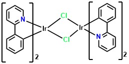 Tetrakis(2-phenylpyridine-C2,N’)(µ-dichloro)diiridium(III)
