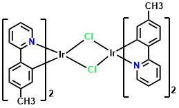 Tetrakis(2-(p-tolyl)pyridine-C2,N')(µ-dichloro)diiridium(III)