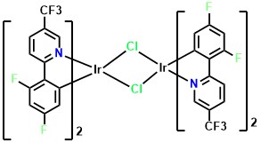 Iridium, di-μ-chlorotetrakis[3,5-difluoro-2-[5-(trifluoromethyl)-2-pyridinyl-κN]phenyl-κC]di-