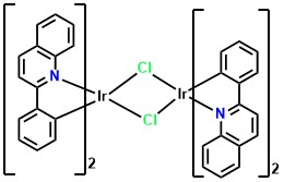 Tetrakis(2-phenylquinoline-C2,N')(µ-dichloro)diiridium(III)