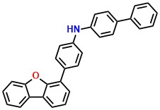 N-(4-(dibenzo[b,d]furan-4 yl)phenyl)-[1,1'-biphenyl]-4-amine